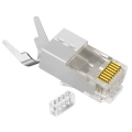 RJ45 FTP/STP Cat.6A/Cat.7 Plug with Inser and Holder