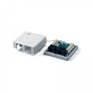 2-Port Cat.6 Surface Mounted Box ― Beloteks Latvia SIA