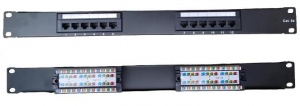 12-Port UTP Cat.5e Patch Panel ― Beloteks Latvia SIA