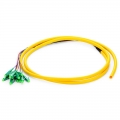 8 Core 60m Bundle G.657A PVC - 8x1m Pigtails LC/APC