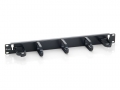 EQUIP 19" Cablemanagment Panel (Black)