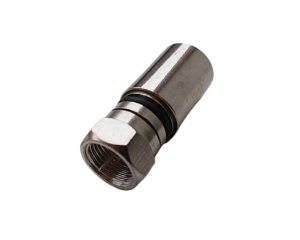 F Male Compression Plug - RG11 ― Beloteks Latvia SIA