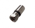 F Male Compression Plug - RG11