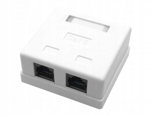 2-Port Cat.6 Surface Mounted Box ― Beloteks Latvia SIA