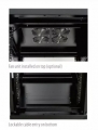 29U 600x600x1200мм Стеклянная дверь