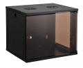 9U 540x450x445mm Glass door (Black)
