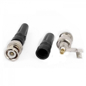 BNC Male Crimp Connector, Cable Screwing, PVC - RG59, RG6 ― Beloteks Latvia SIA