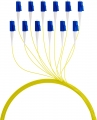 LC/UPC - SM Simplex Pigtail G.657A2 900μm LSZH - 1m (Yellow Pigtails Set 12pcs)