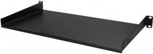 250mm - 1U Полка (Black) ― Beloteks Latvia SIA