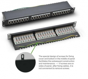 24-Port FTP Cat.5e Patch Panel ― Beloteks Latvia SIA