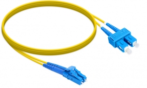 SC-LC SM Duplex Patch Cord G.657A LSZH 2mm - 10m ― Beloteks Latvia SIA