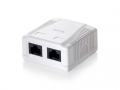 EQUIP 2-Port Cat.5e Surface Mounted Box