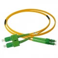 SC/APC-LC/APC SM Duplex Patch Cord  G.657A LSZH - 3m
